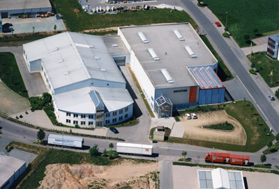 Luftaufnahme Produktionsstandort Wuestenbrand 1998 - Mugler Masterpack
