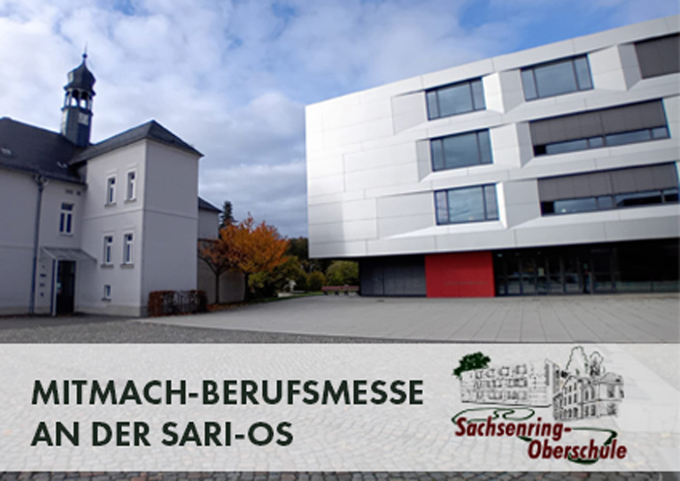 Messegrafik_Sari-OS Berufsorientierung an der Sachsenring-Oberschule Hohenstein-Er.